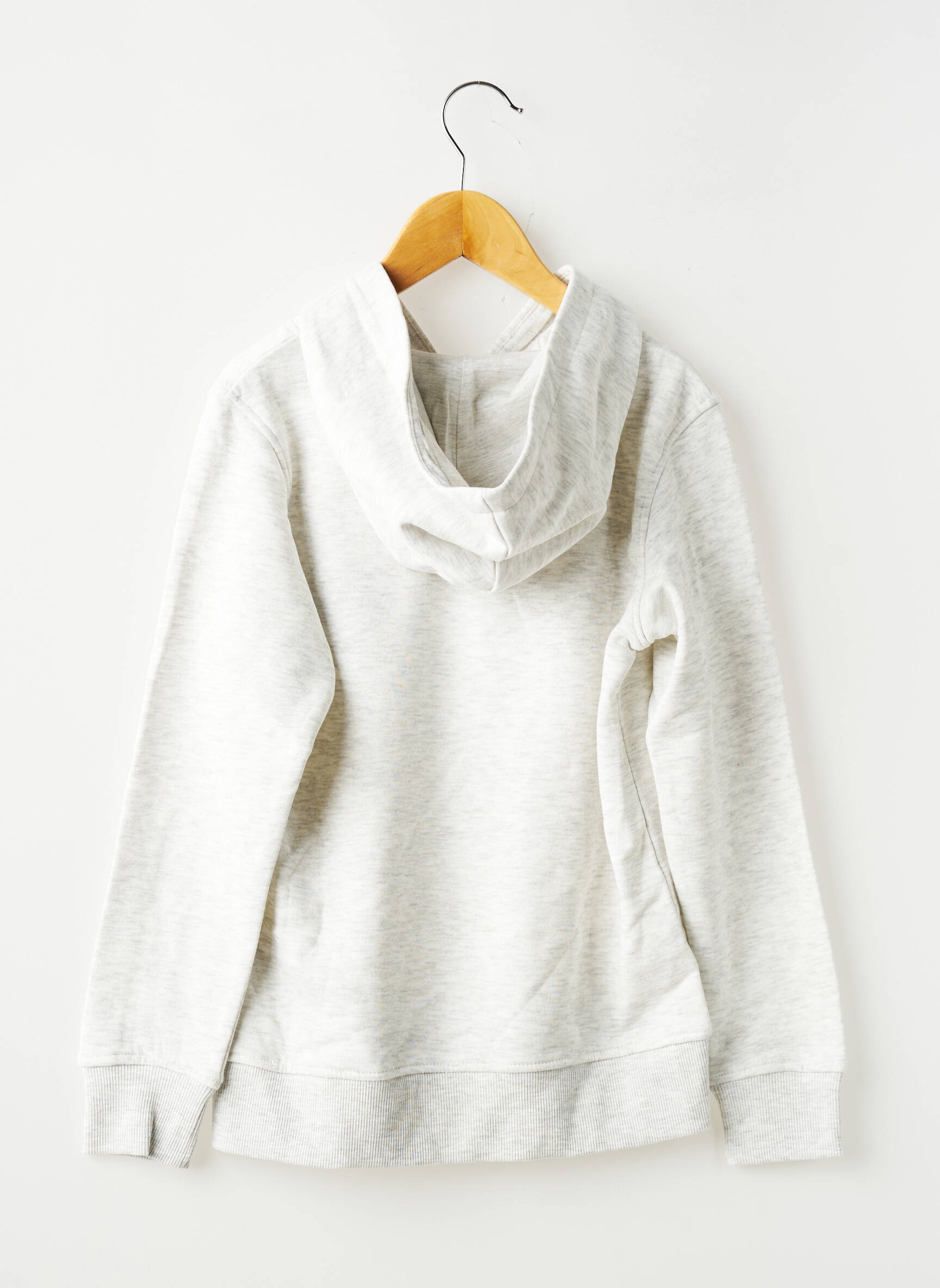 Sweat-shirt à capuche tissage molletoné manches longues gris JACK & JONES garçon
