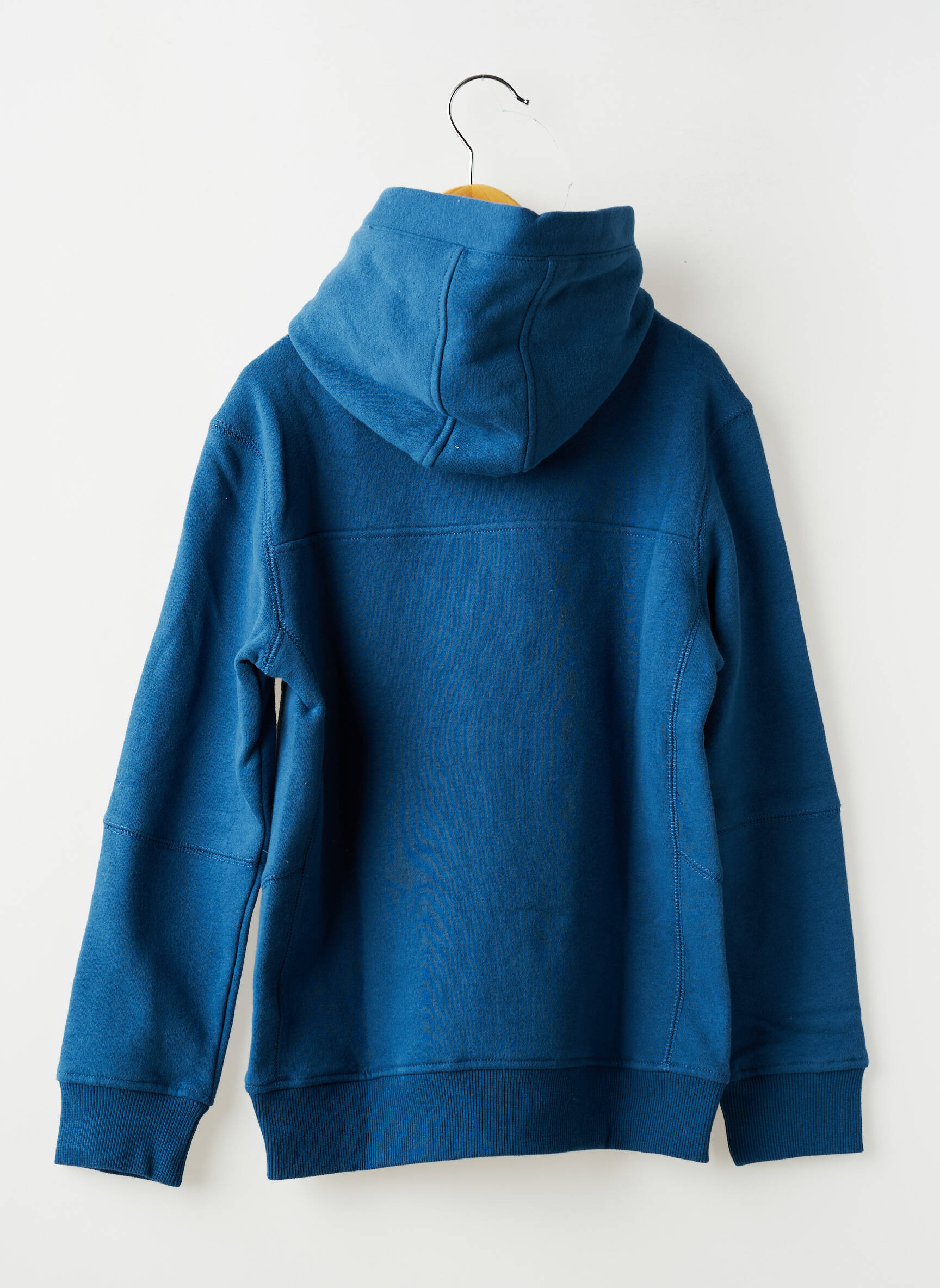 Sweat-shirt à capuche tissage molletoné manches longues bleu GARCIA garçon
