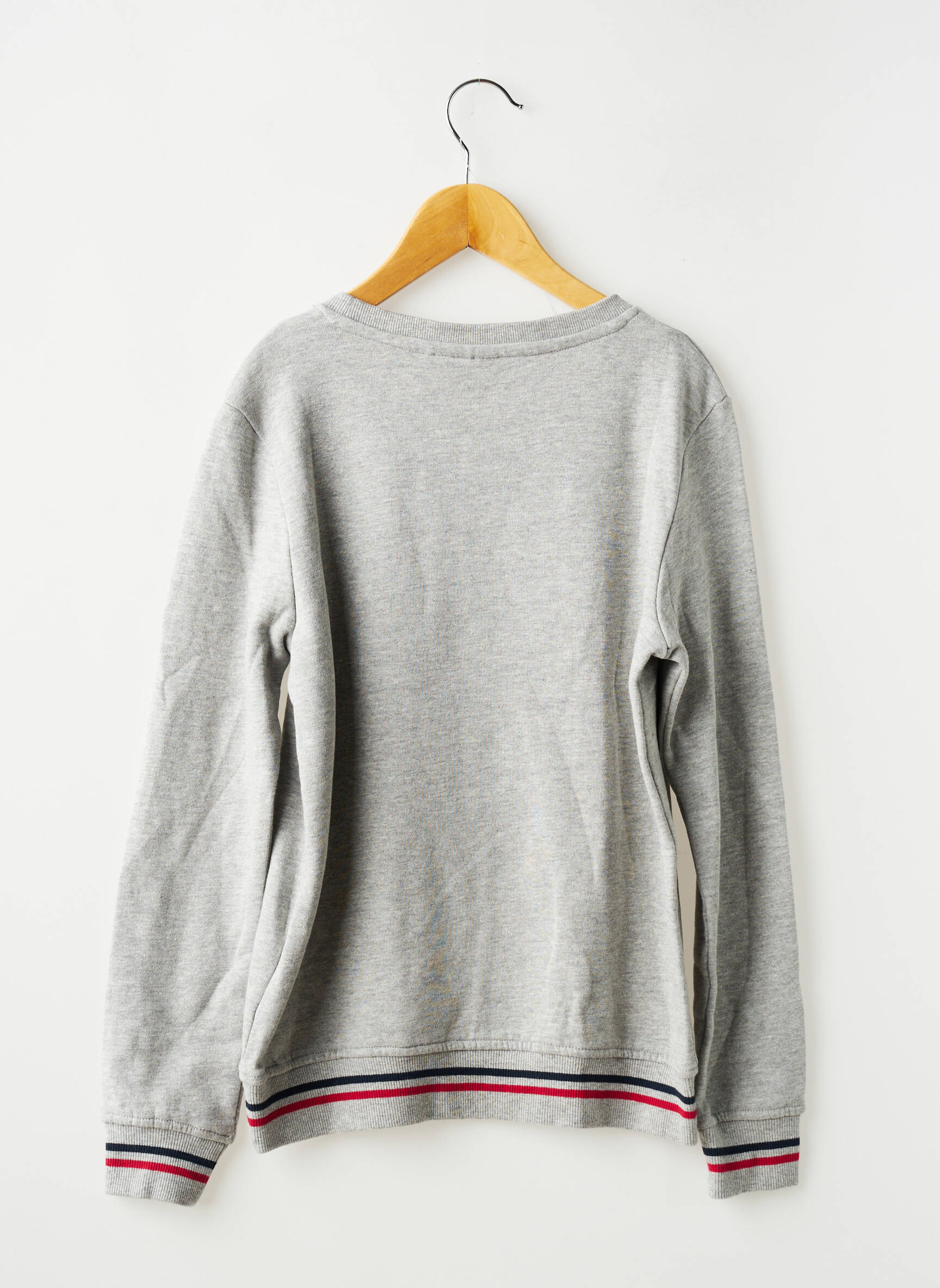 Sweat-shirt tissage molletoné manches longues gris NAME IT garçon