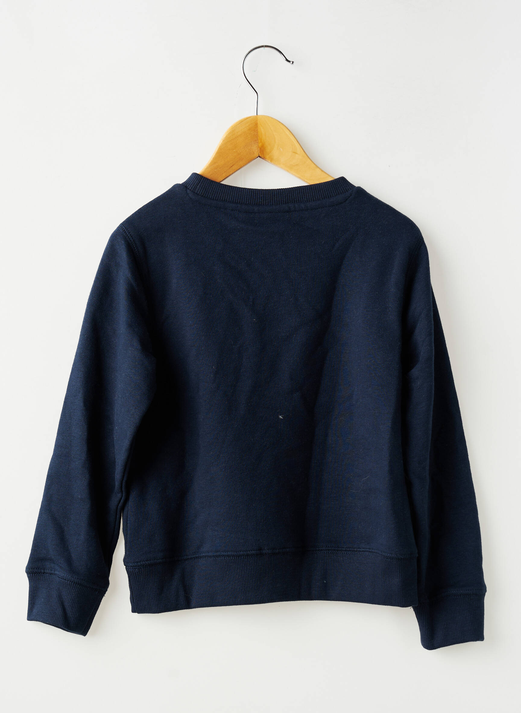 Sweat-shirt tissage molletoné manches longues bleu GARCIA garçon