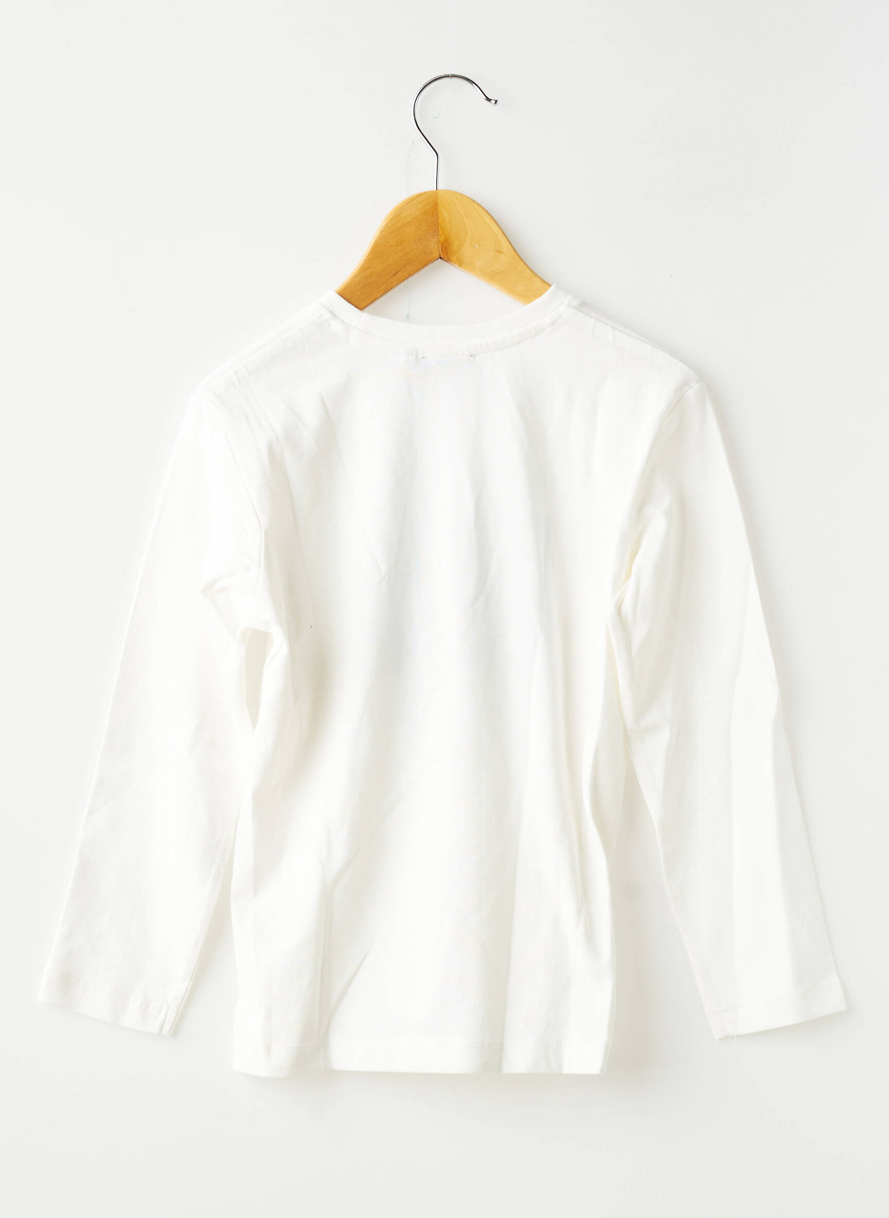 T-shirt manches longues manches longues blanc IKKS garçon