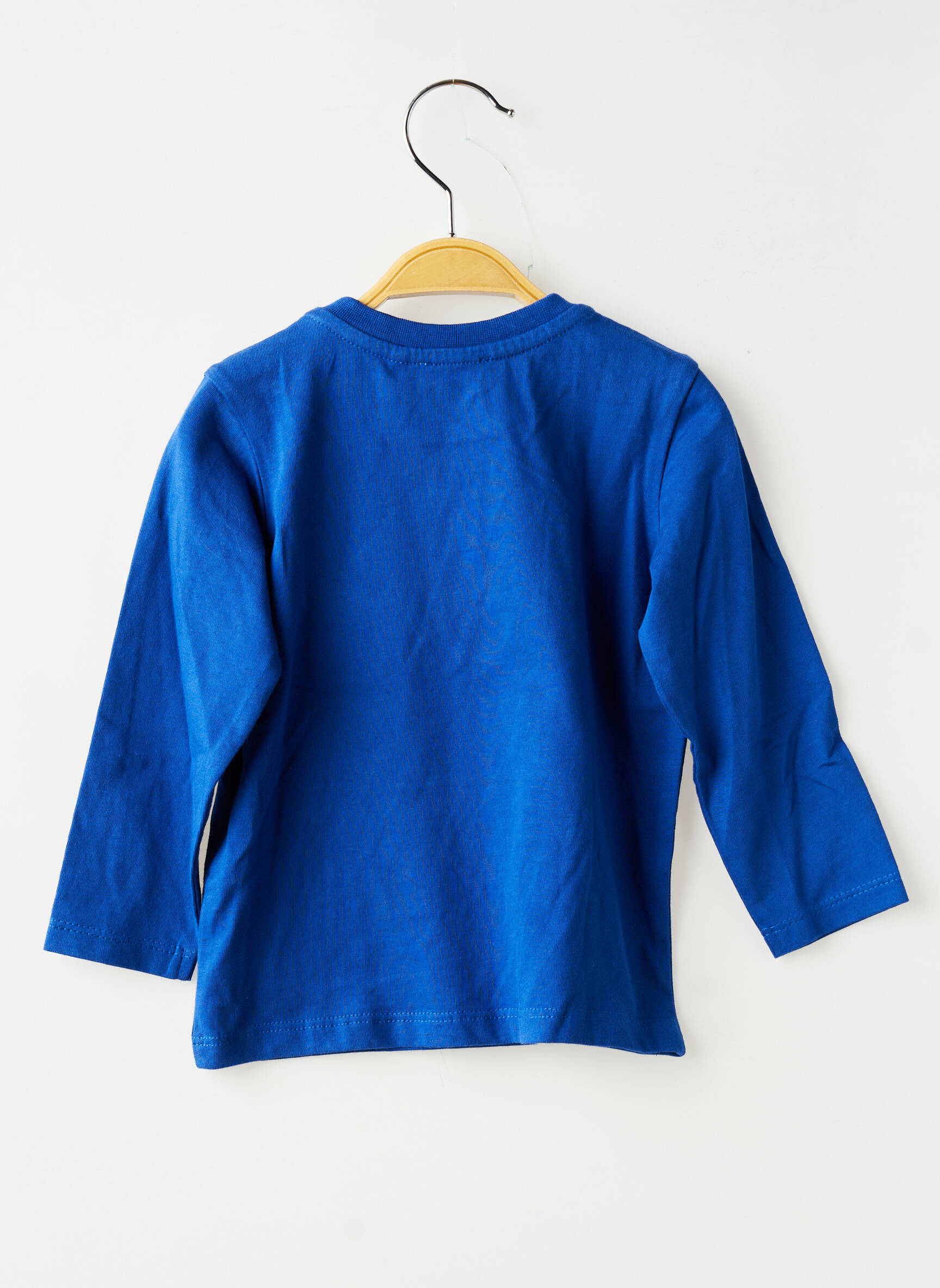 T-shirt manches longues manches longues bleu IKKS garçon