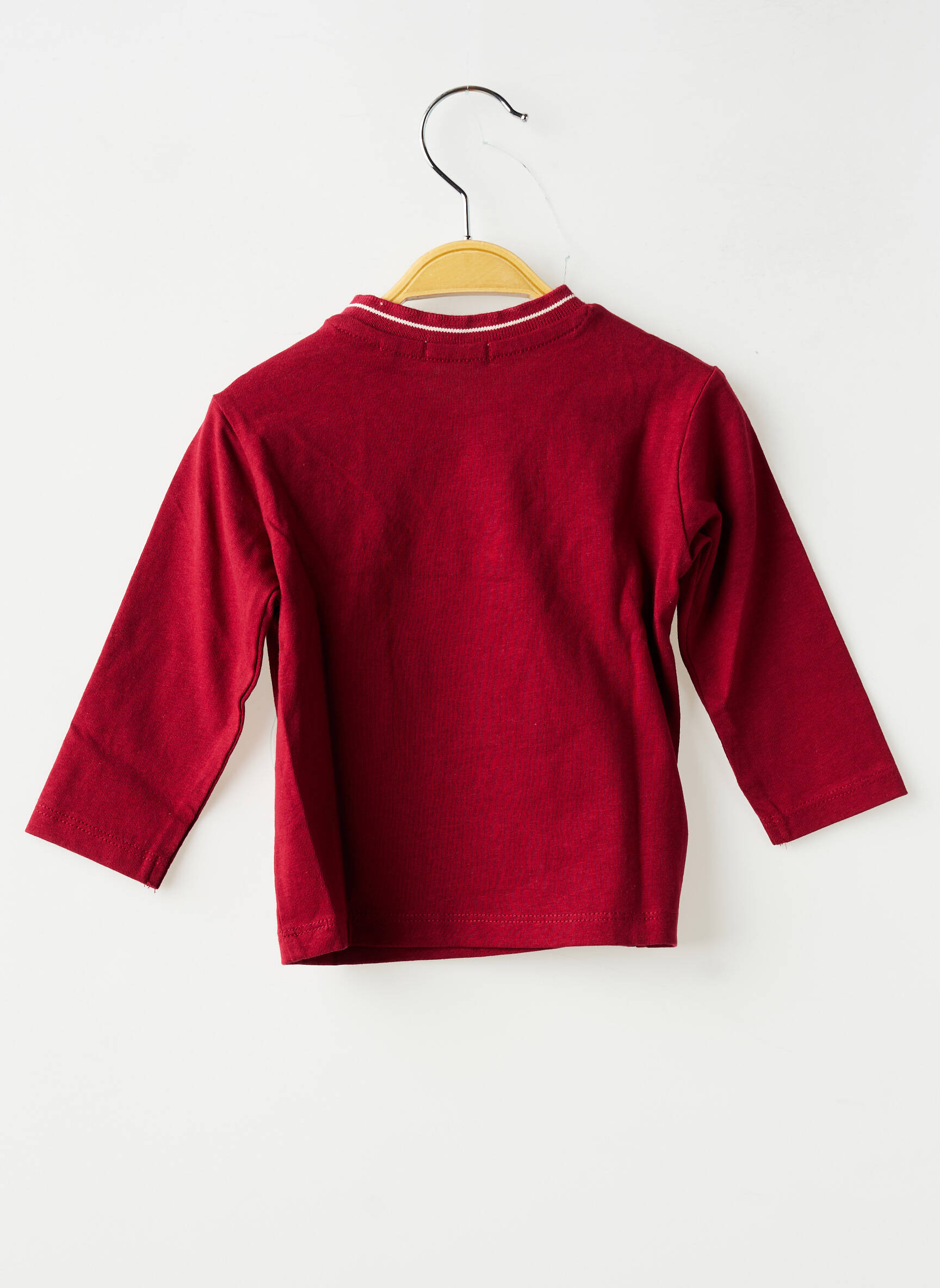 T-shirt manches longues manches longues rouge IKKS enfant
