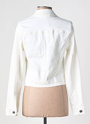 Veste casual poignets boutonnés avec fente beige CREAM femme