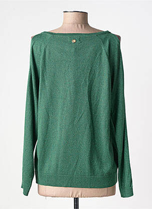 Pull stretch manches longues vert LOLA ESPELETA femme
