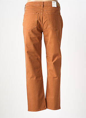 Jeans coupe droite stretch taille normale orange KANOPE femme