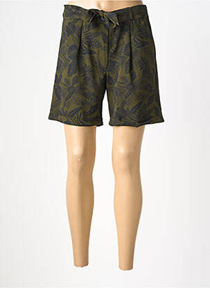 Short taille à pinces taille haute vert LE PETIT BAIGNEUR femme