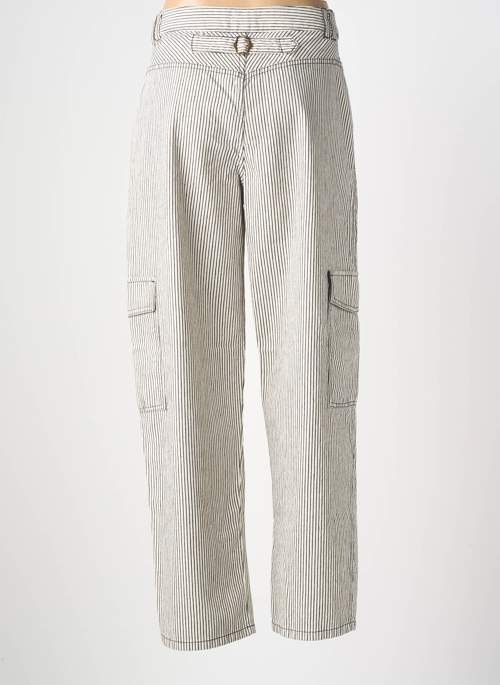 Pantalon cargo taille normale taille normale beige YERSE femme