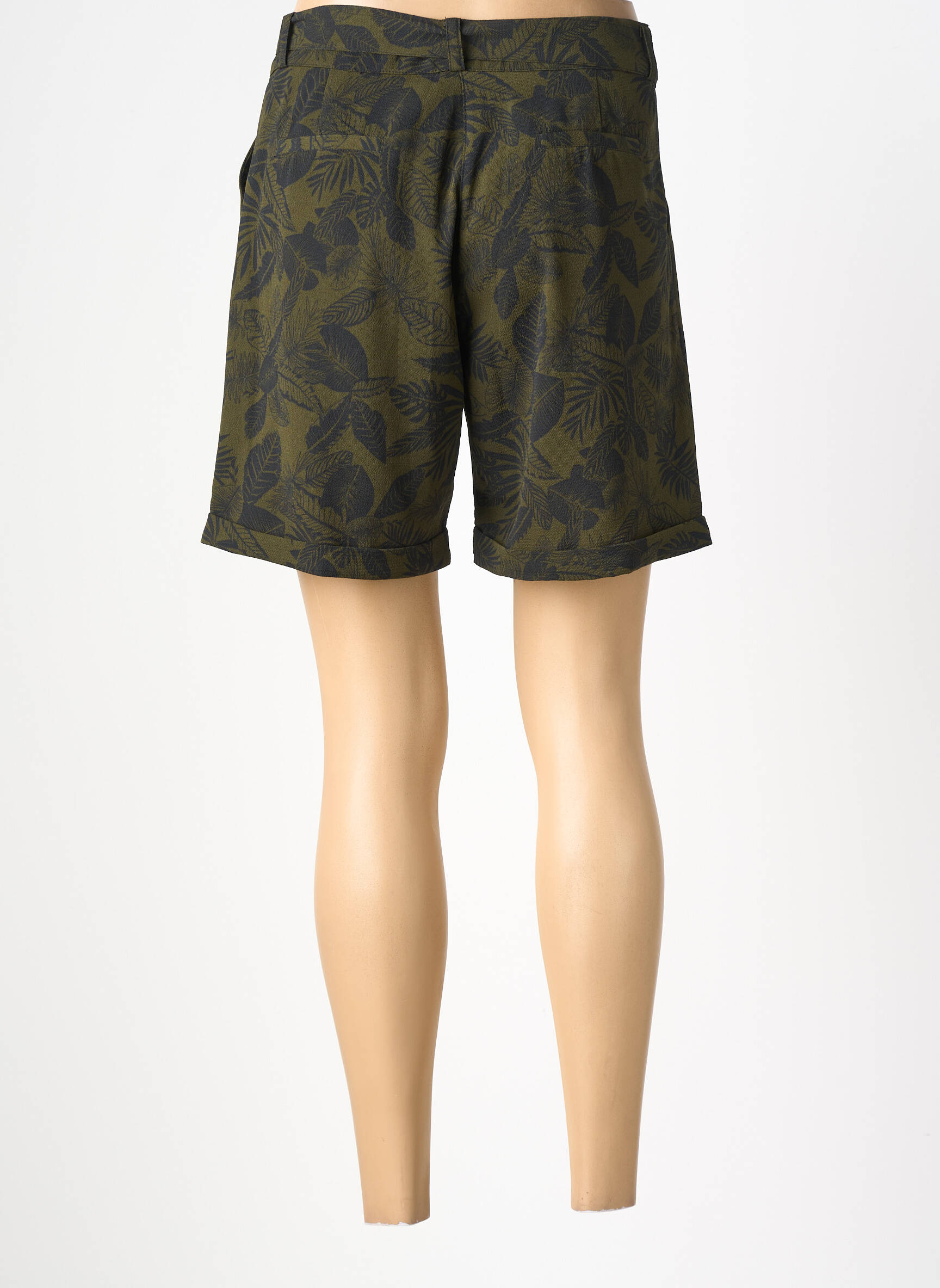 Short taille à pinces taille haute vert LE PETIT BAIGNEUR femme