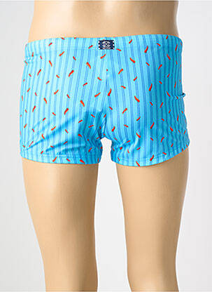 Slip de bain tissage popeline bleu HOM homme