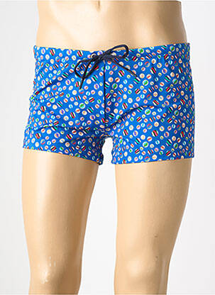 Slip de bain tissage popeline bleu HOM homme