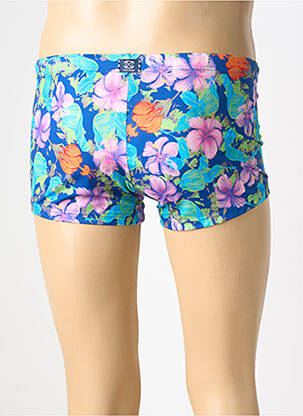 Slip de bain imprimé fleurs bleu HOM homme