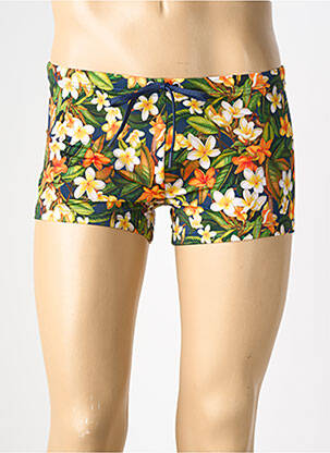 Slip de bain tissage popeline vert HOM homme