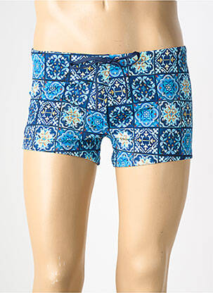 Slip de bain tissage popeline bleu HOM homme