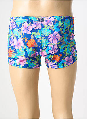 Slip de bain imprimé fleurs bleu HOM homme