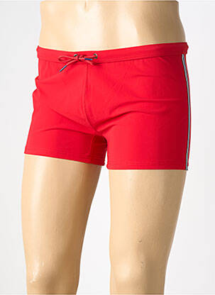 Slip de bain tissage popeline rouge EMINENCE homme