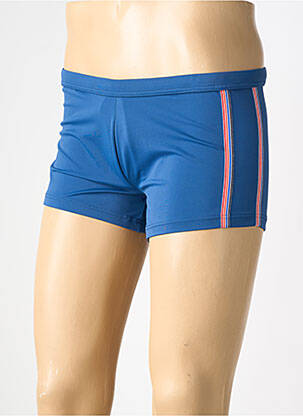 Slip de bain tissage popeline bleu HOM homme