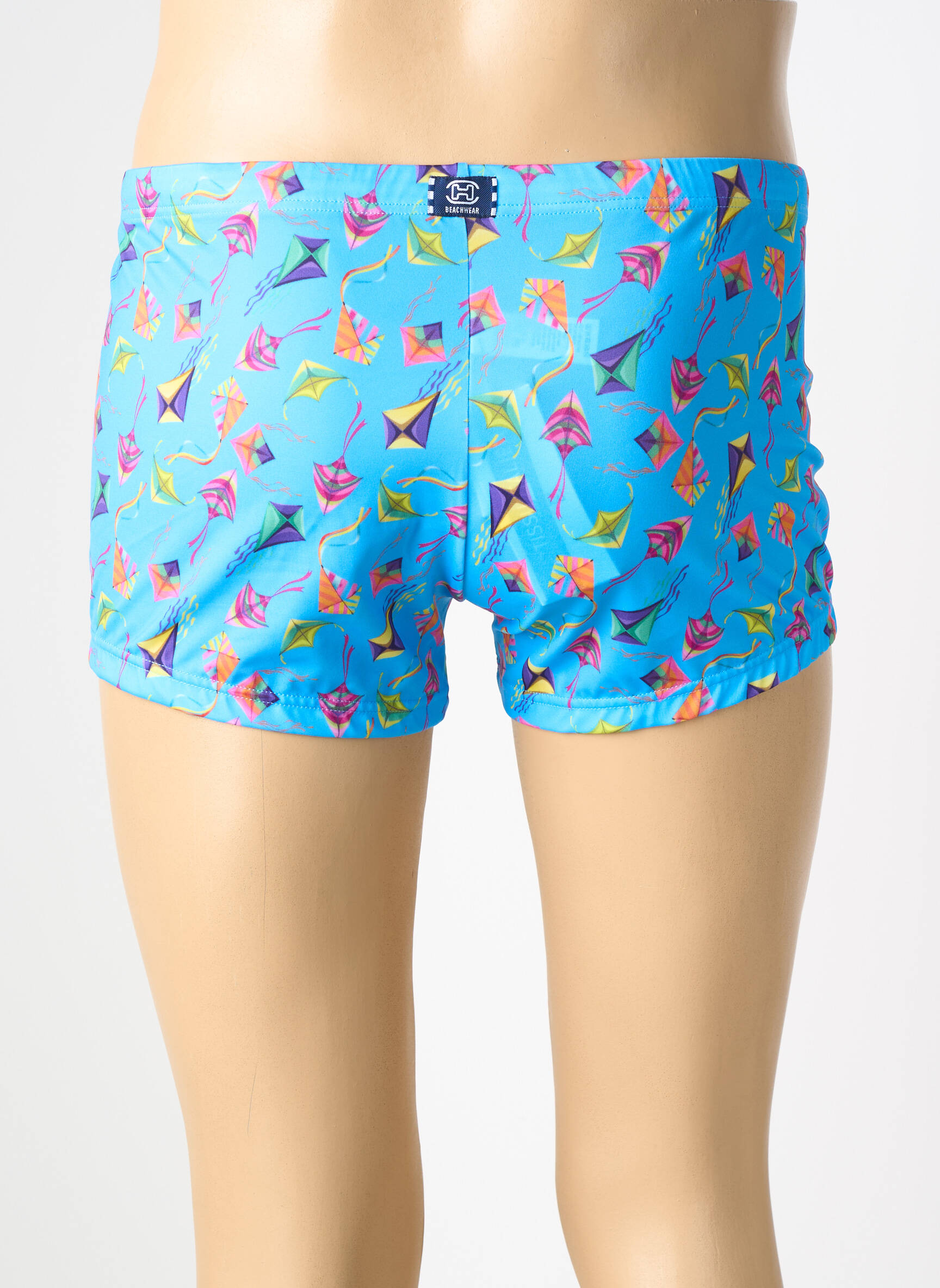 Slip de bain tissage popeline bleu HOM homme