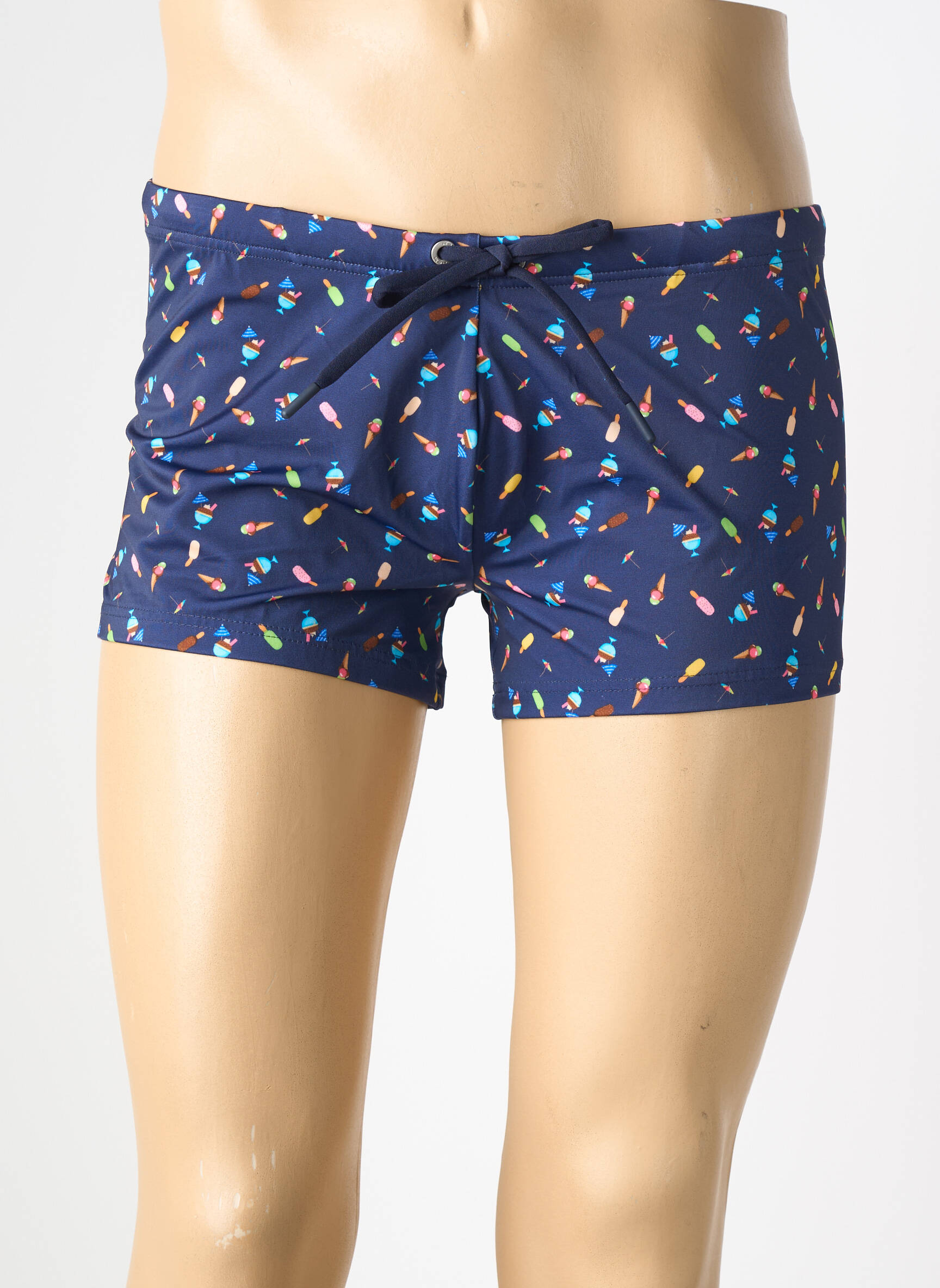 Slip de bain stretch bleu HOM homme