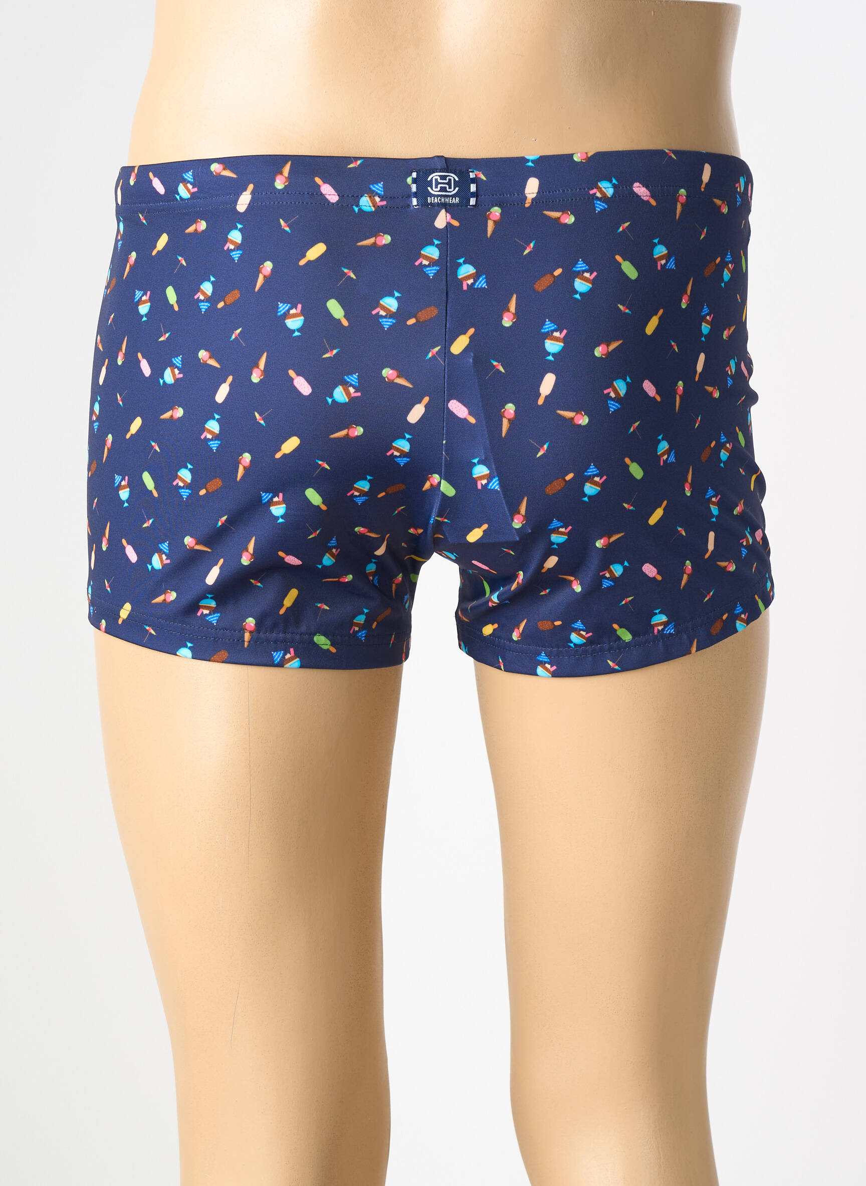 Slip de bain stretch bleu HOM homme