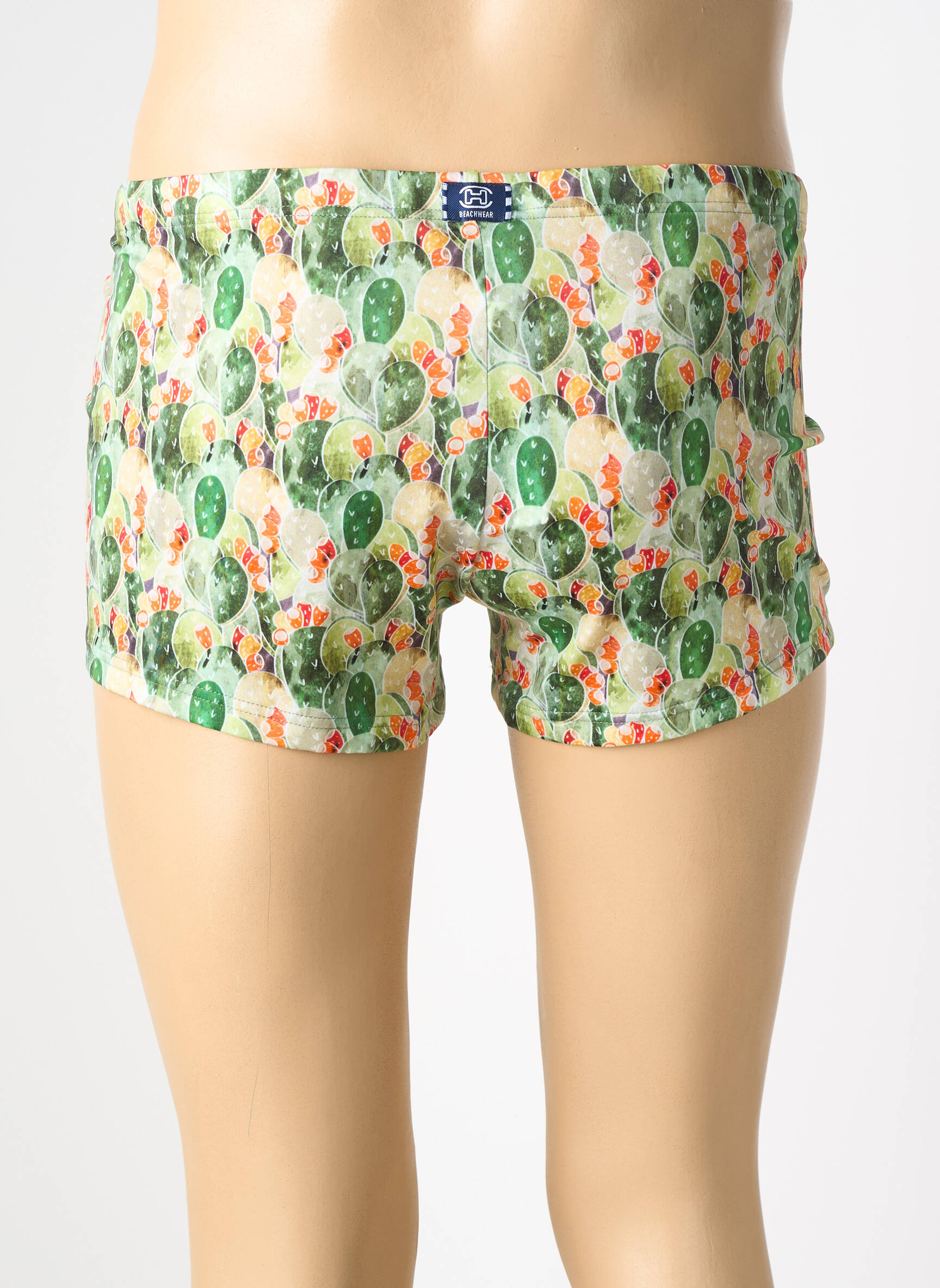 Slip de bain stretch vert HOM homme