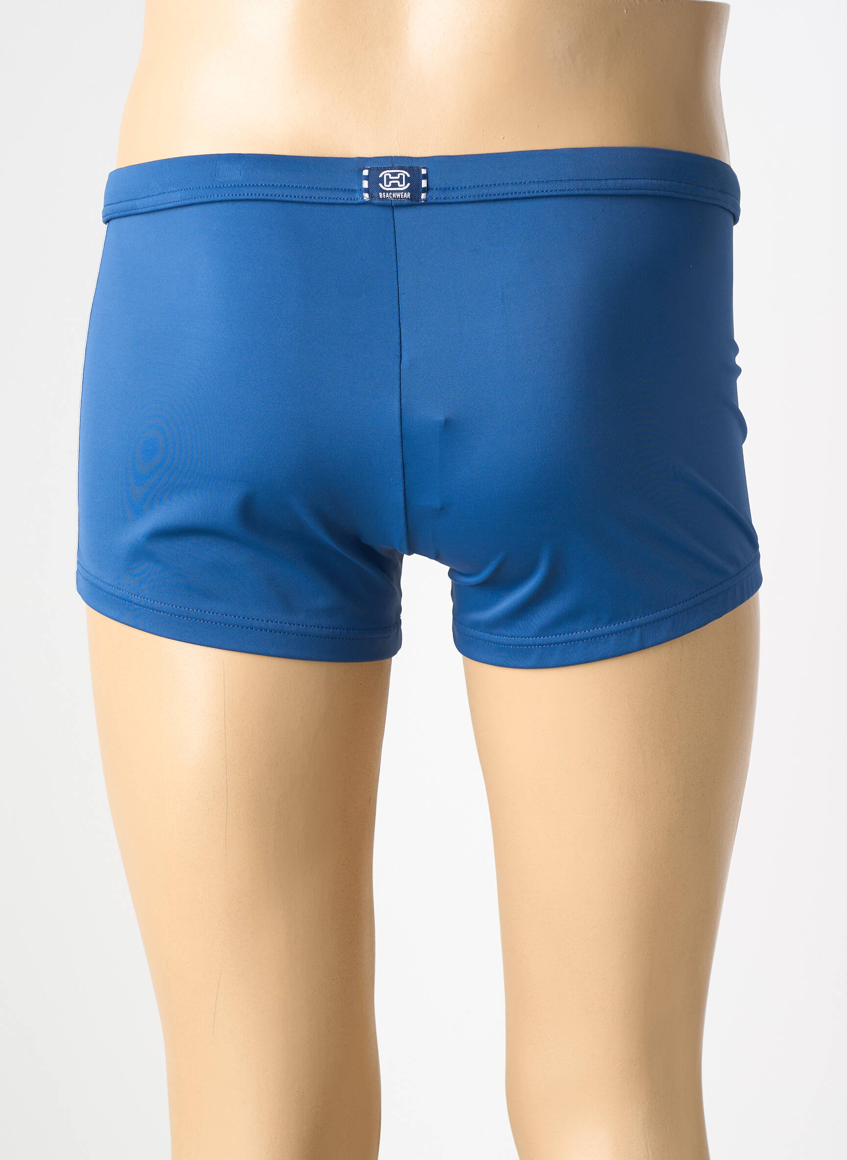 Slip de bain tissage popeline bleu HOM homme
