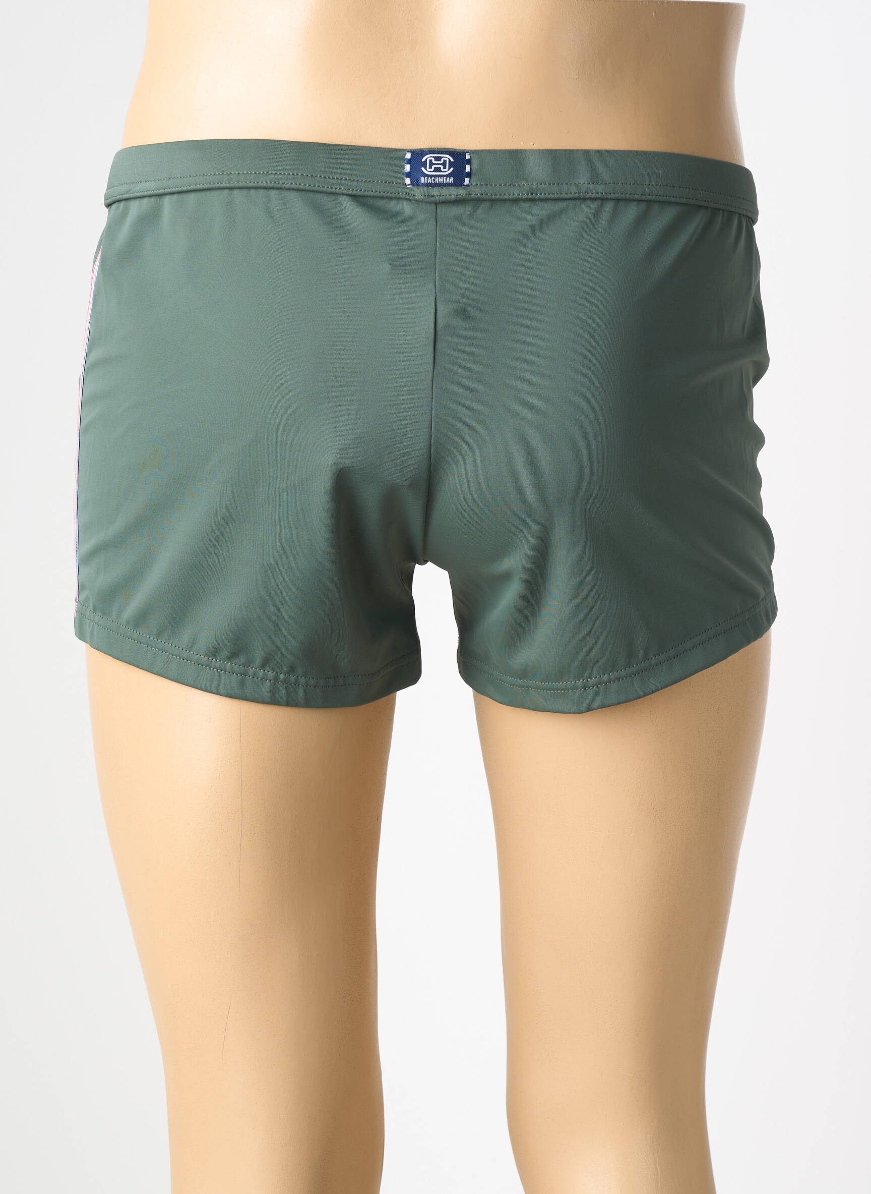 Slip de bain stretch vert HOM homme