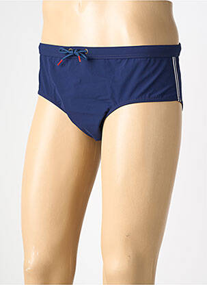 Slip de bain fermeture liens à nouer bleu EMINENCE homme
