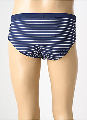 Slip de bain imprimé rayures bleu EMINENCE homme