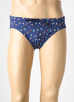 Slip de bain imprimé fantaisie bleu HOM homme