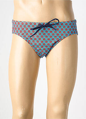 Slip de bain imprimé fantaisie bleu HOM homme