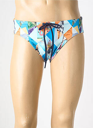 Slip de bain imprimé fantaisie bleu HOM homme