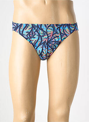Slip de bain imprimé fantaisie bleu HOM homme