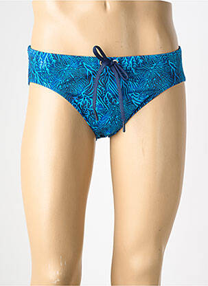 Slip de bain imprimé fantaisie bleu HOM homme