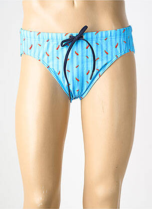 Slip de bain imprimé fantaisie bleu HOM homme