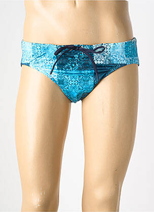 Slip de bain imprimé fantaisie bleu HOM homme