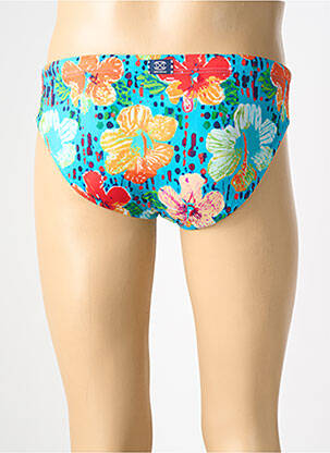 Slip de bain imprimé fantaisie bleu HOM homme