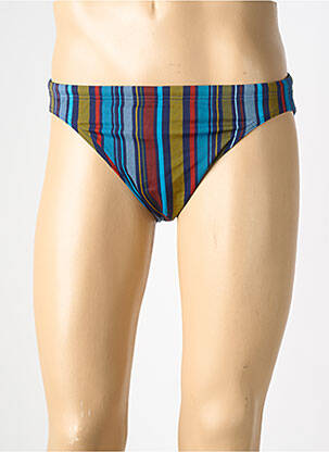 Slip de bain imprimé fantaisie bleu HOM homme