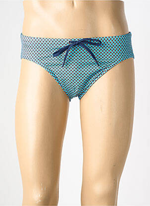 Slip de bain imprimé fantaisie bleu HOM homme
