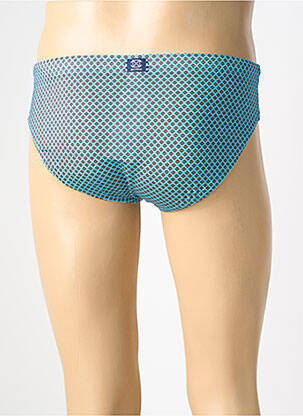 Slip de bain imprimé fantaisie bleu HOM homme