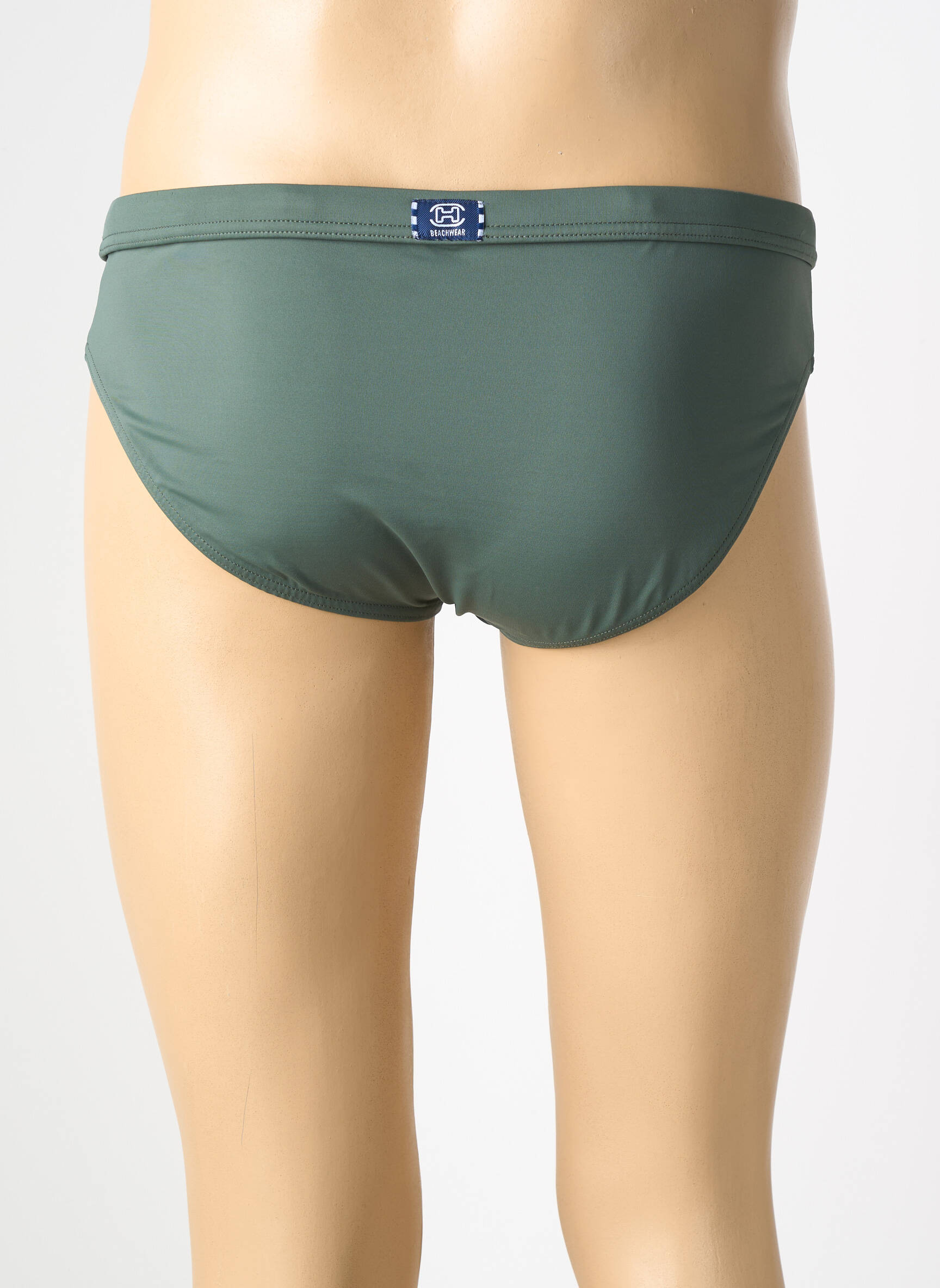 Slip de bain stretch vert HOM homme