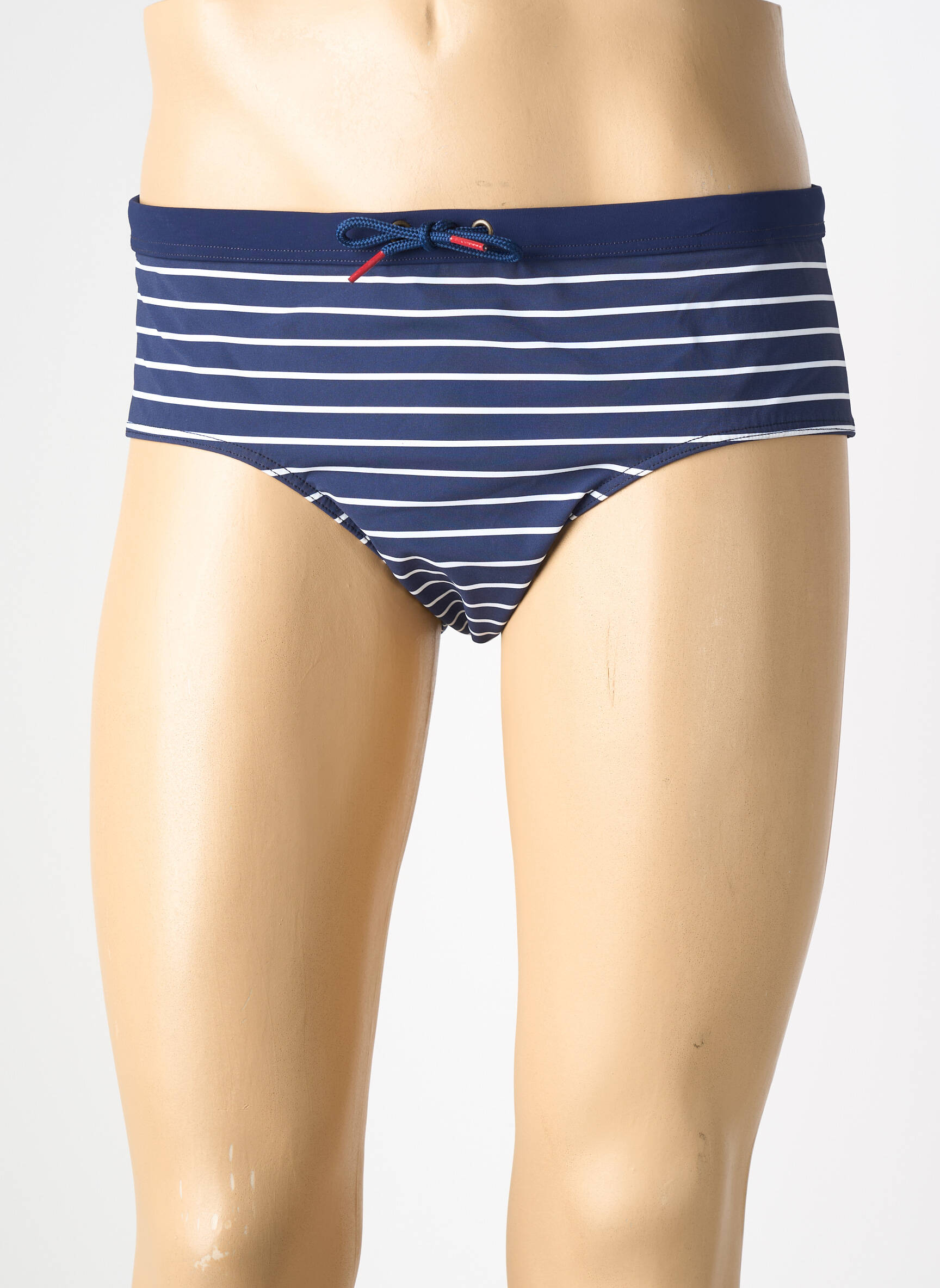 Slip de bain imprimé rayures bleu EMINENCE homme