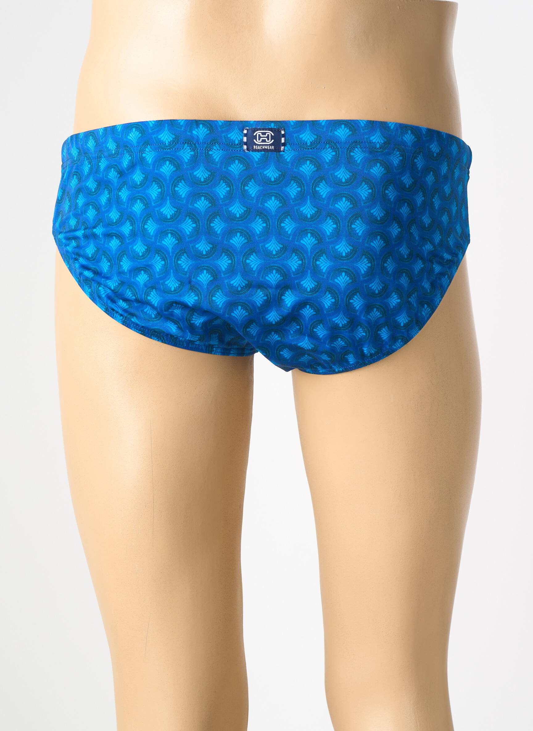 Slip de bain imprimé fantaisie bleu HOM homme