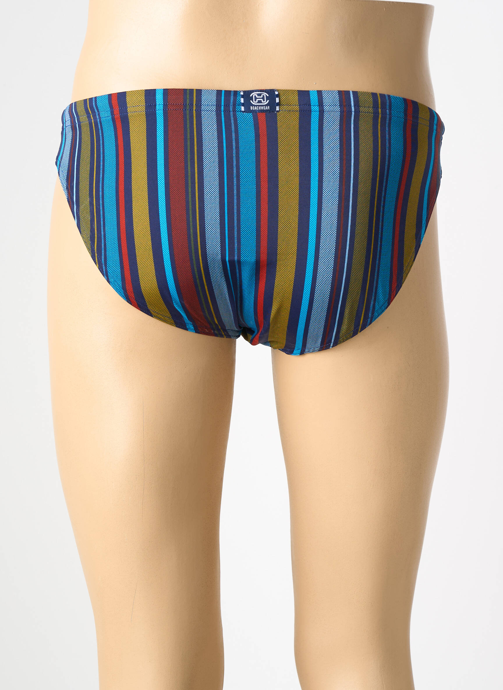 Slip de bain imprimé fantaisie bleu HOM homme