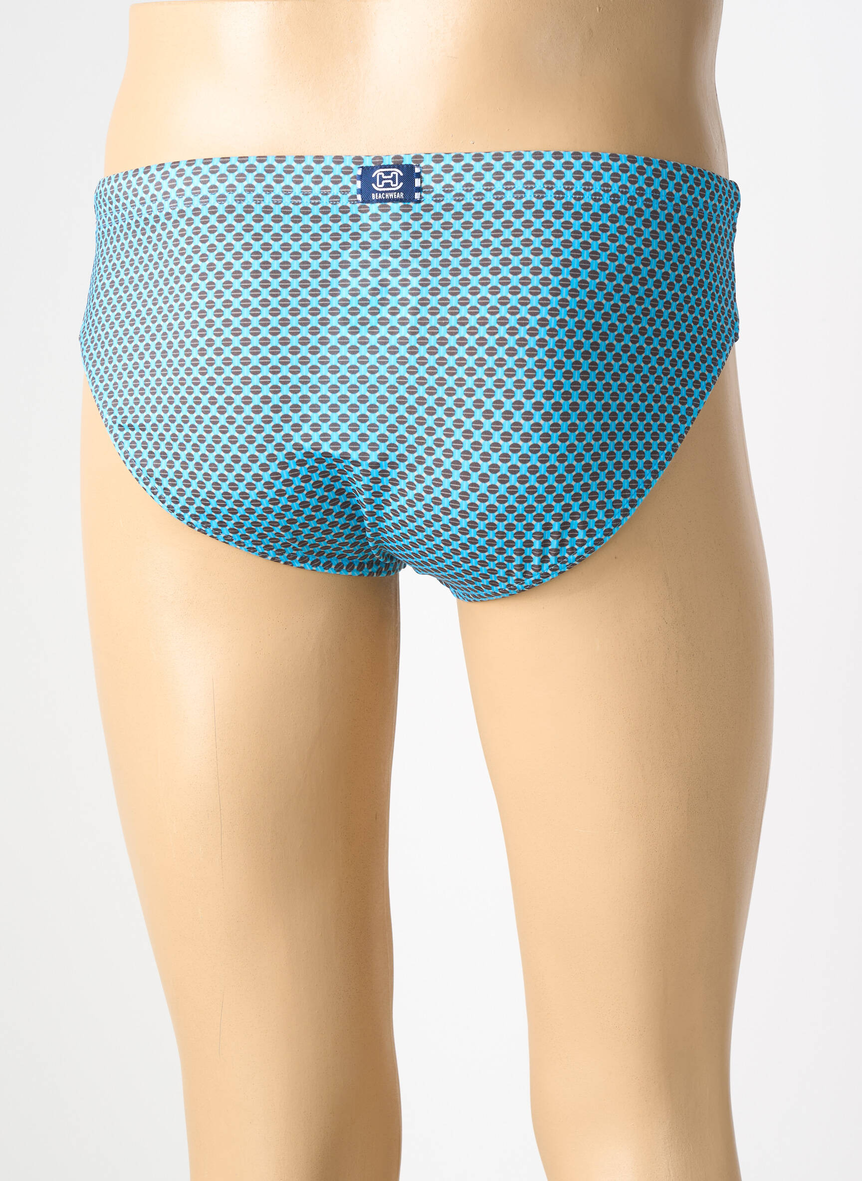 Slip de bain imprimé fantaisie bleu HOM homme