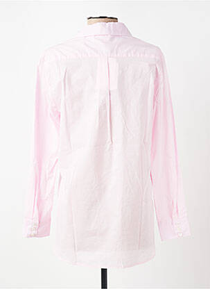 Chemisier coupe droite manches longues rose LA PETITE ETOILE femme