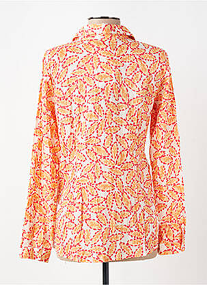 Chemisier imprimé fleurs manches longues orange NICE THINGS femme