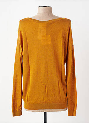 Pull resserrée sur le bas manches longues jaune MARIE-SIXTINE femme