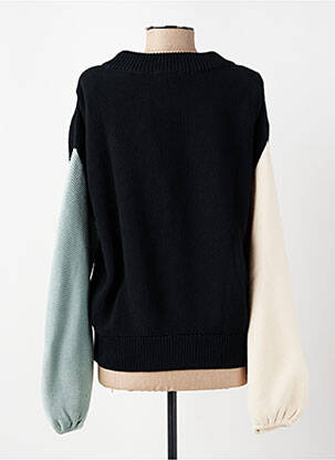 Pull stretch manches longues noir SKUNKFUNK femme