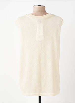 Débardeur coupe droite sans manche beige LILI SIDONIO femme